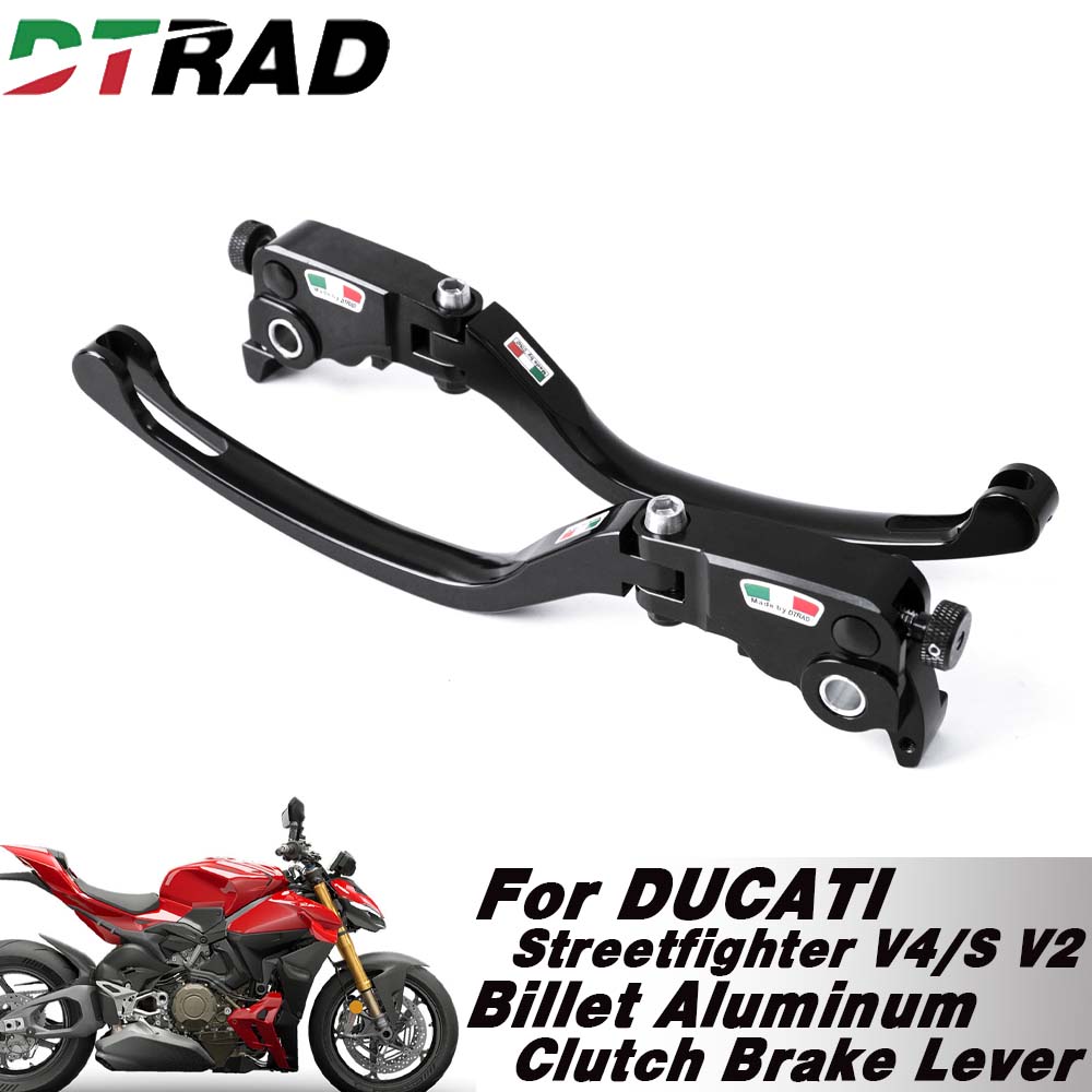 Cnc Aluminum Adjustable Brake Clutch Levers - For DUCATI Panigale/Streetfighter V4/S V2 2020-2026