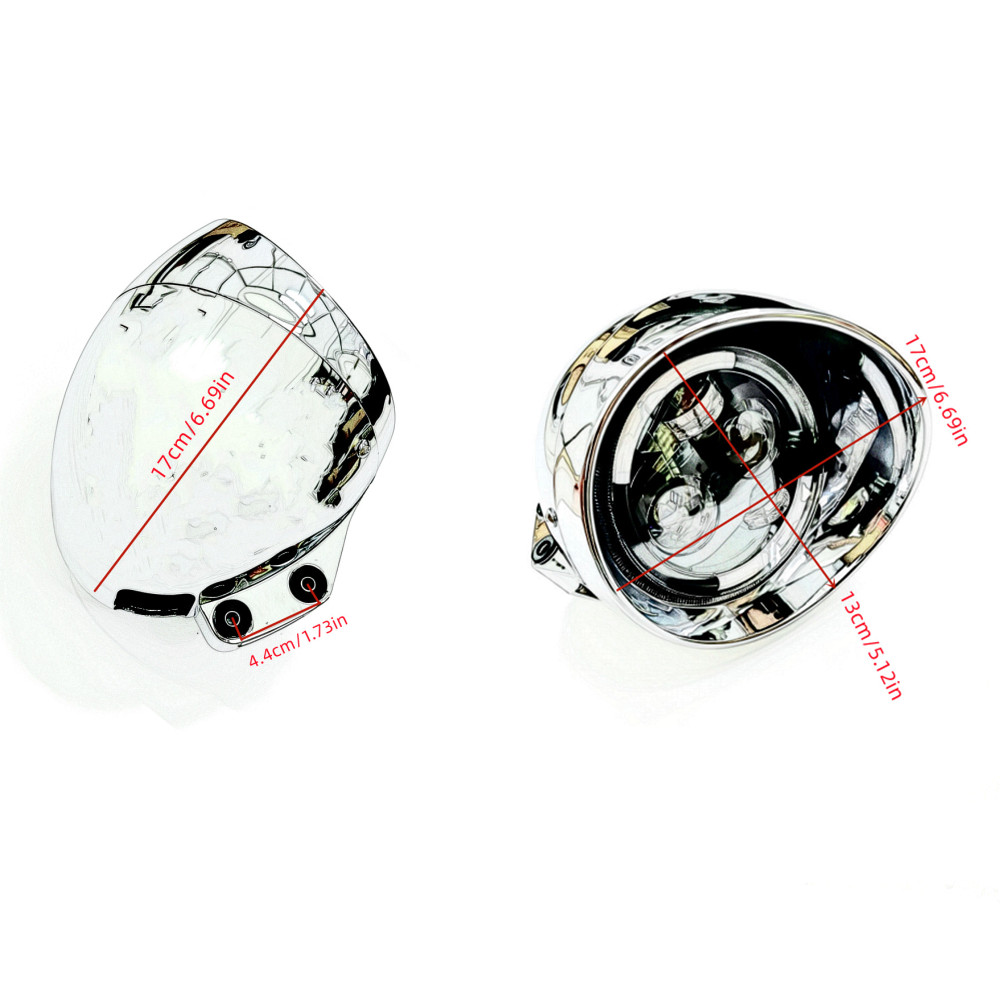 Universal Retro 12V Motorcycle - Universal Motorcycle Led Headlight Projector review and price
