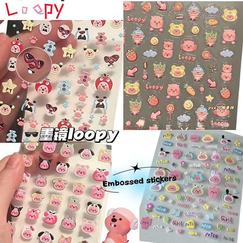 Loopy 3D embossed sticker, tra - Atv Parts review and price