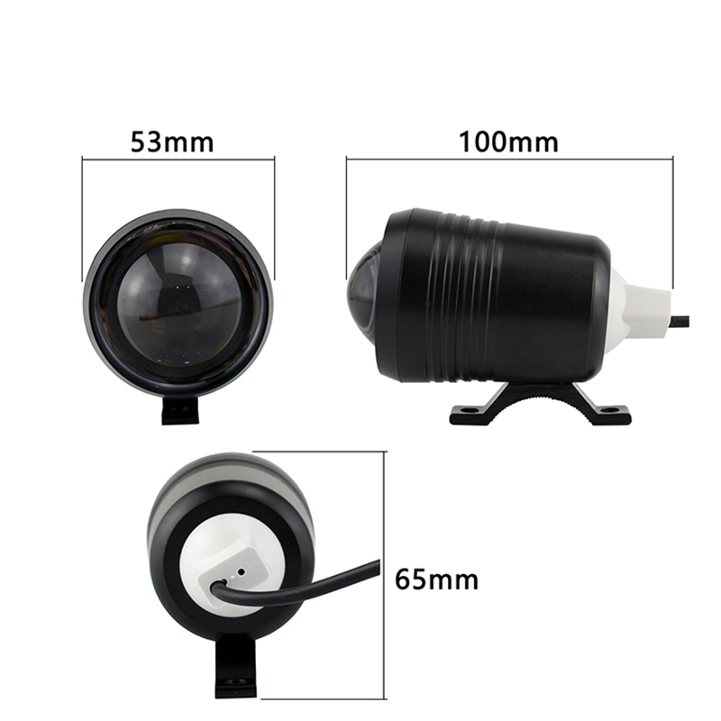 External Motorcycle U2 Spotlig - Universal Motorcycle Led Headlight Projector review and price