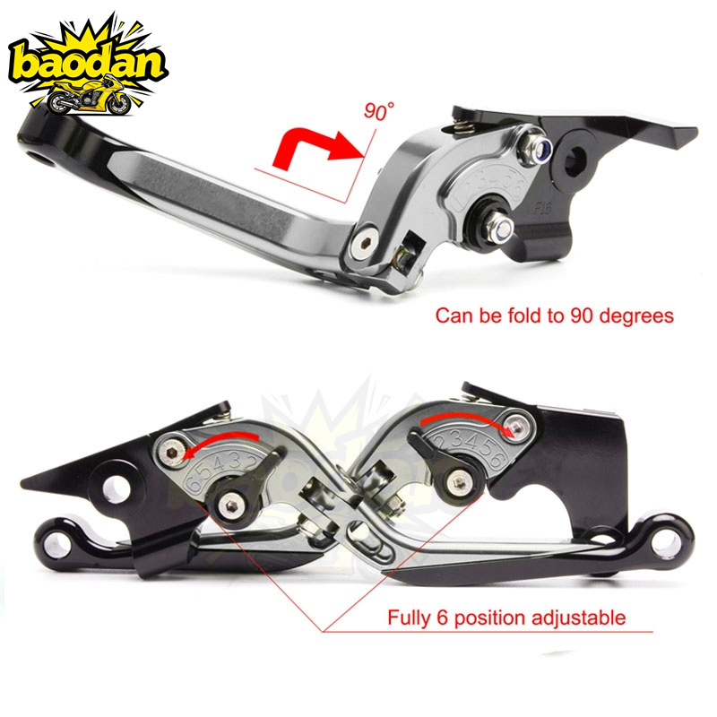 Motorcycle Accessories Adjusta - Cnc Aluminum Adjustable Brake Clutch Levers review and price