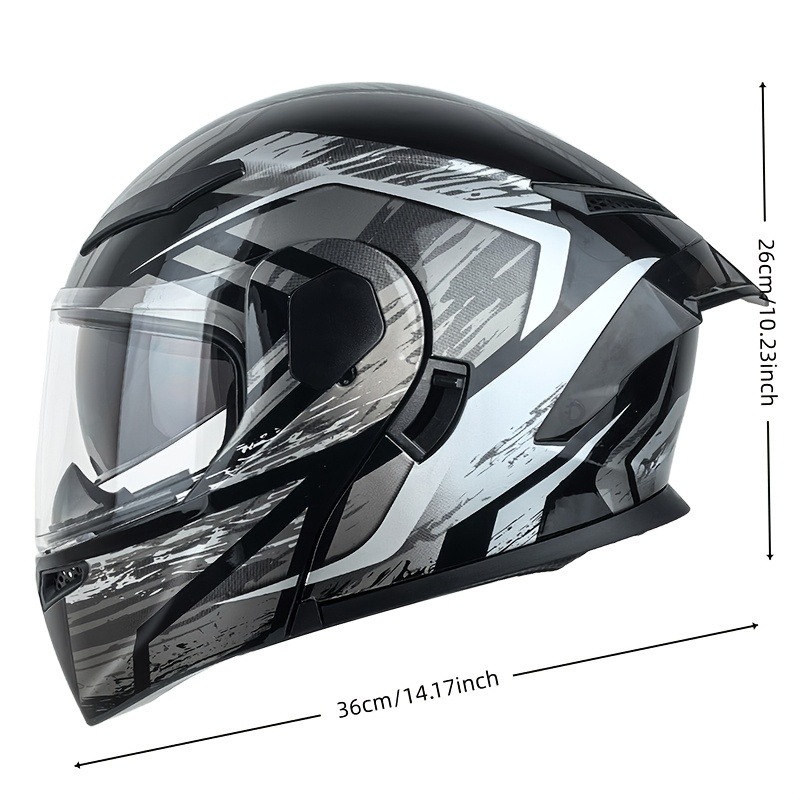 Dual Visor Modular Flip Up Mot - Modular Flip Up Motorcycle Helmet Dot Approved review and price