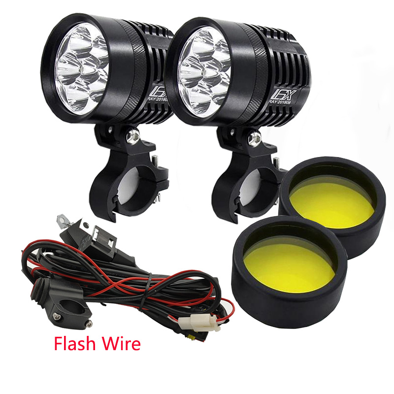 2PCS Universal L6X Headlight L - Universal Motorcycle Led Headlight Projector review and price
