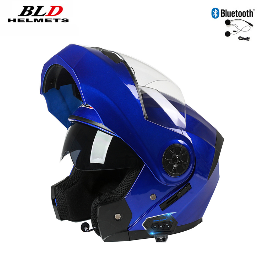 Double Visors Bluetooth Helmet - Full Face Motorcycle Helmet With Bluetooth review and price