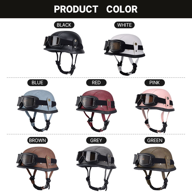 German Half Vintage Helmet Cla - Vintage Open Face Retro Helmet review and price