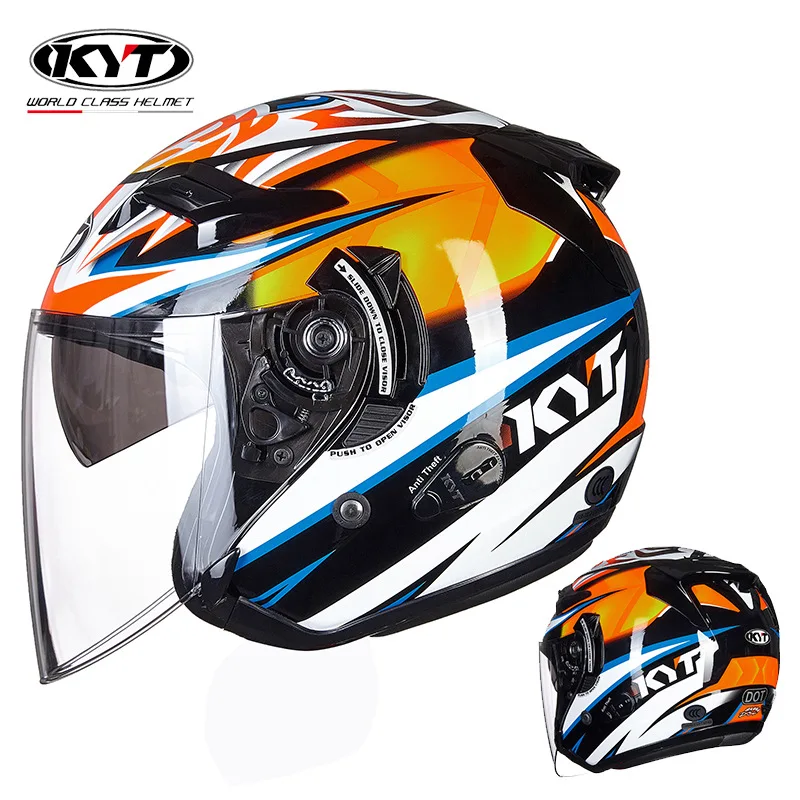 KYT Motorcycle Helmet Jet Vint - Vintage Open Face Retro Helmet review and price
