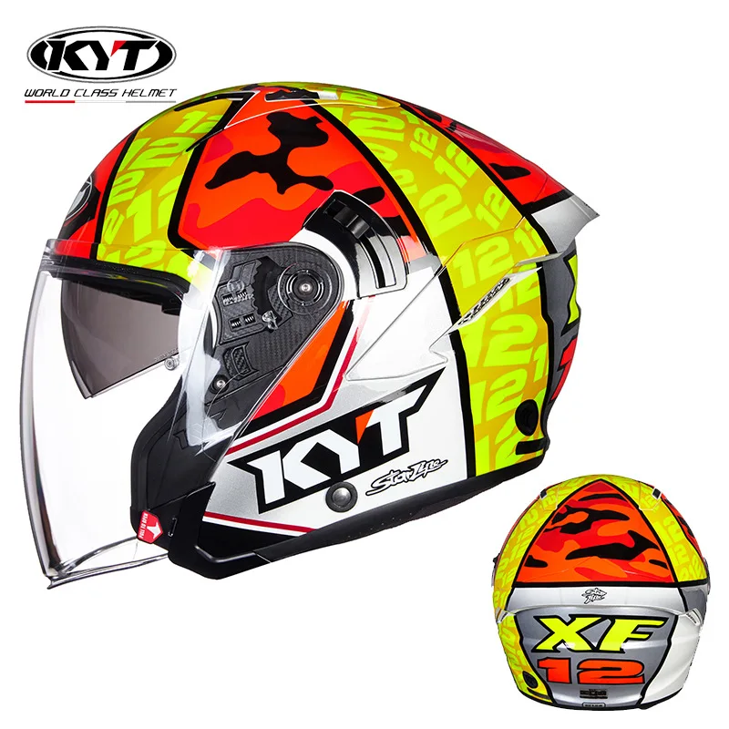 KYT Motorcycle Helmet Jet Vint - Vintage Open Face Retro Helmet review and price