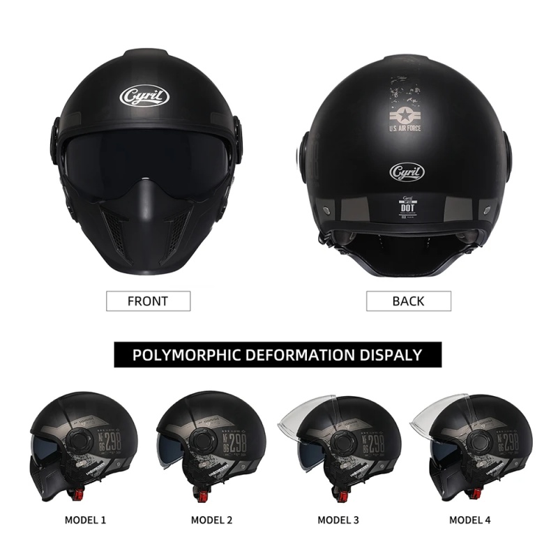 OP12A Modular Motorcycle Helme - Quick Release Buckle Motorcycle Helmet review and price