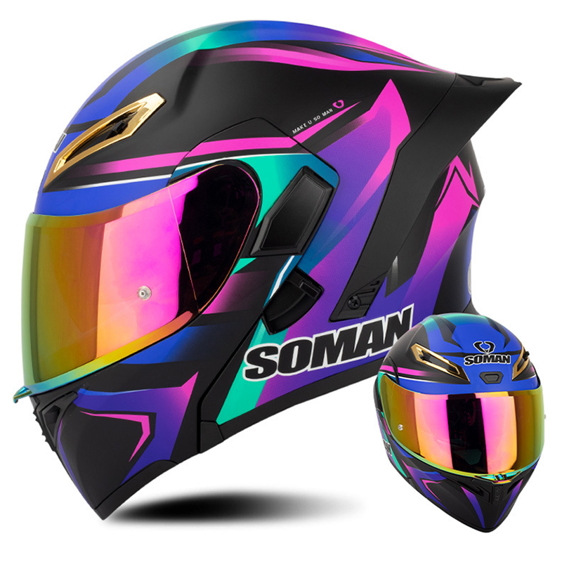 DOT Approved Men Motorcycle He - Modular Flip Up Motorcycle Helmet Dot Approved review and price