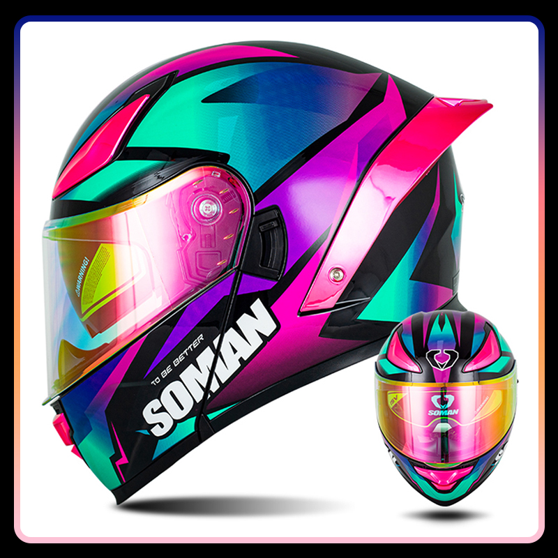 Men's Motorcycle Helmet Dual L - Modular Flip Up Motorcycle Helmet Dot Approved review and price