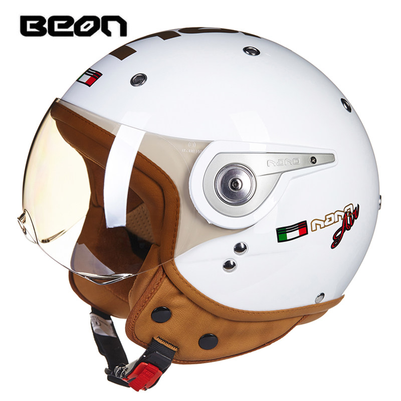 BEON B-110 Motorcycle Helmet b - Vintage Open Face Retro Helmet review and price