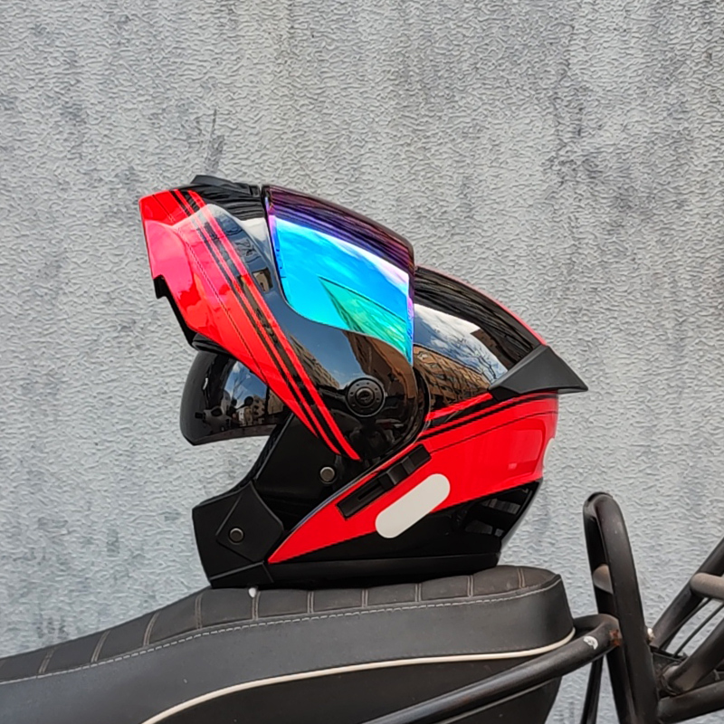 ORZ Latest DOT Approved Safety - Dual Visor Motorcycle Racing Helmet review and price