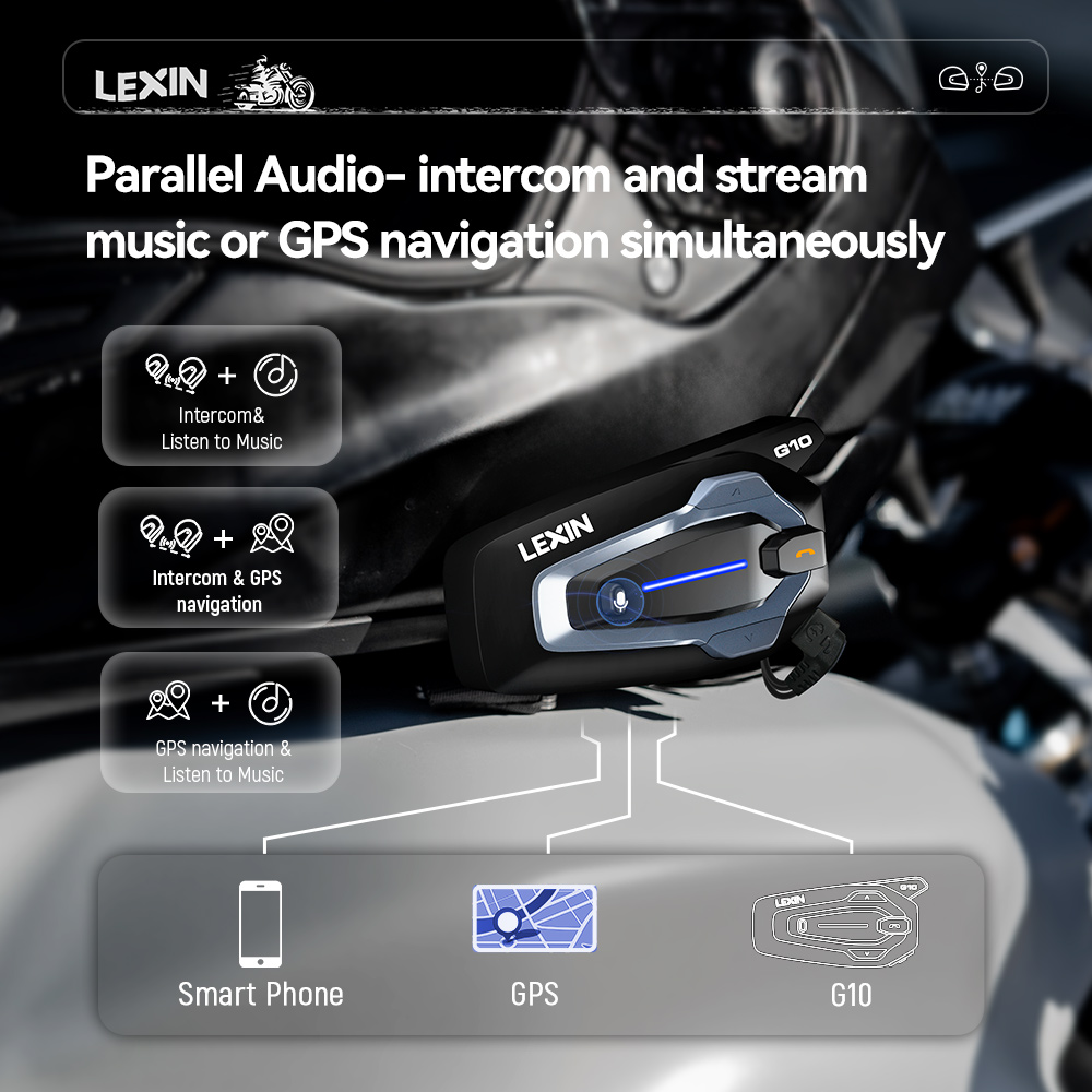 NEW-LEXIN G10 Motorcycle Helme - Universal Motorcycle Helmet Intercom Headset review and price