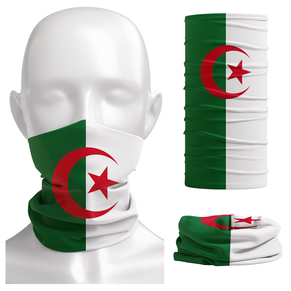 Algeria Flag Printed Bandana H - Riding Gear review and price