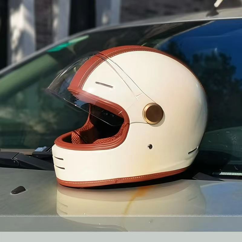 Vintage Casque Motorcycle Helm - Vintage Open Face Retro Helmet review and price