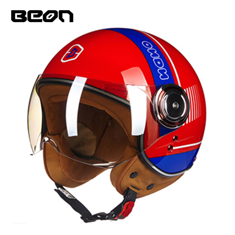 Capacete BEON 110B Open Face M - Vintage Open Face Retro Helmet review and price