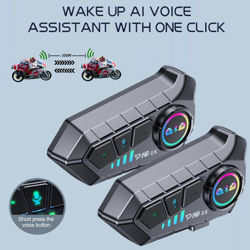 Y10 2x Motorcycle Intercom Blu - Universal Motorcycle Helmet Intercom Headset review and price