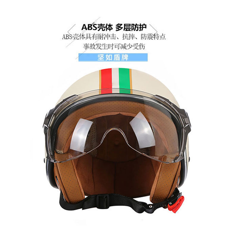DOT Open Face 3/4 Motorcycle R - Vintage Open Face Retro Helmet review and price