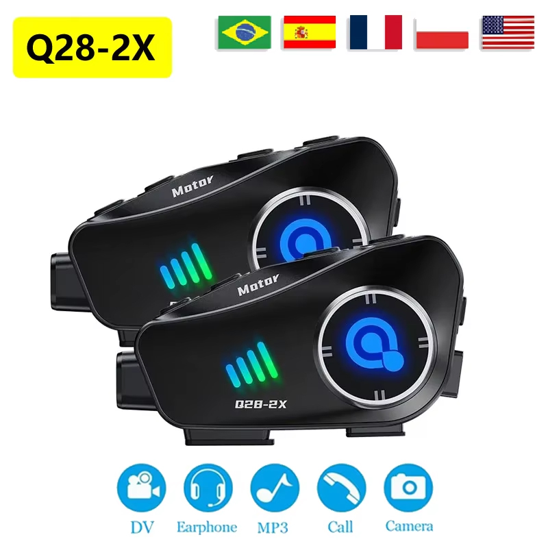 The New Q28-2X Motorcycle Helm - Universal Motorcycle Helmet Intercom Headset review and price