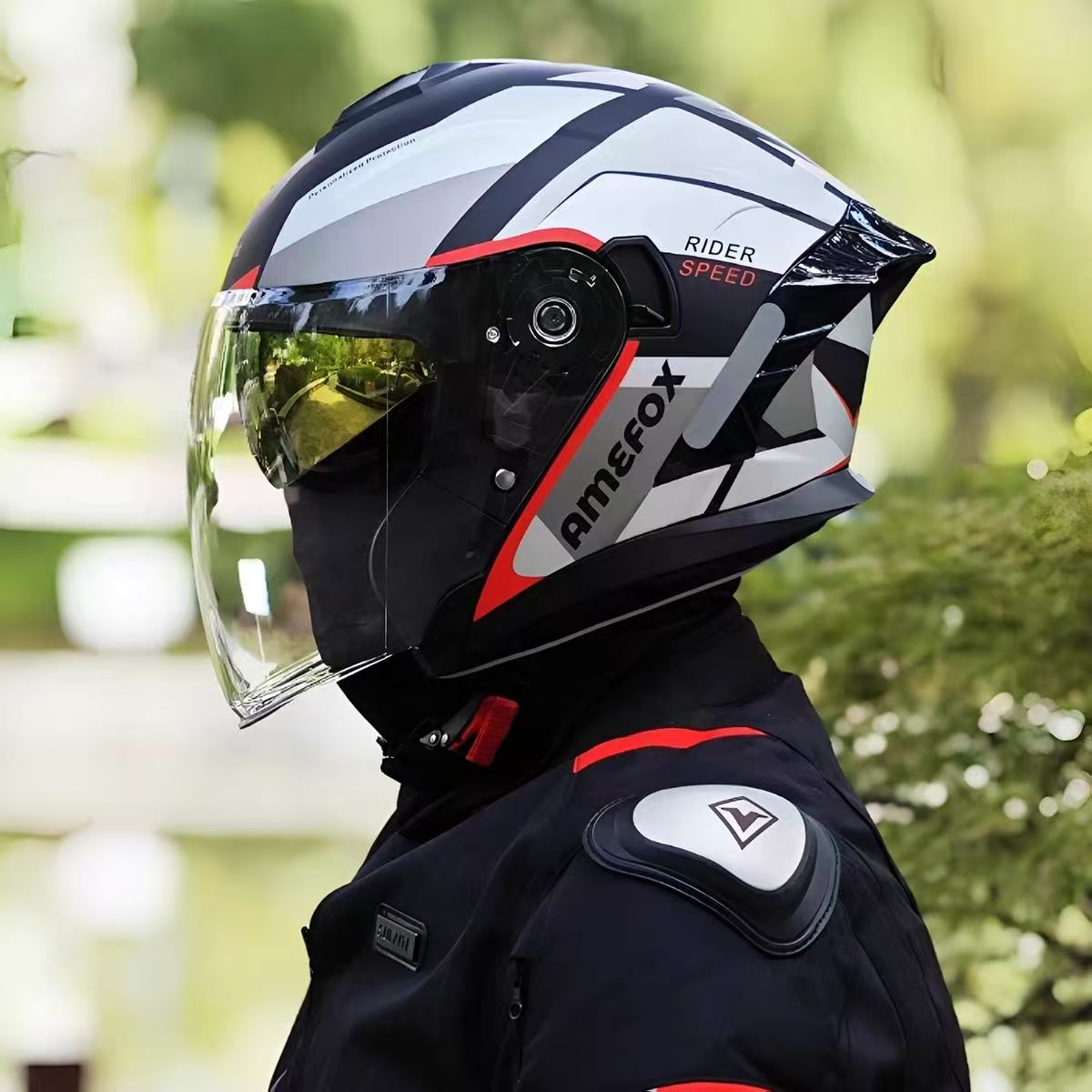 Double Visor Open Face Helmet  - Motorcycle Helmet Inner Sun Visor Lens review and price